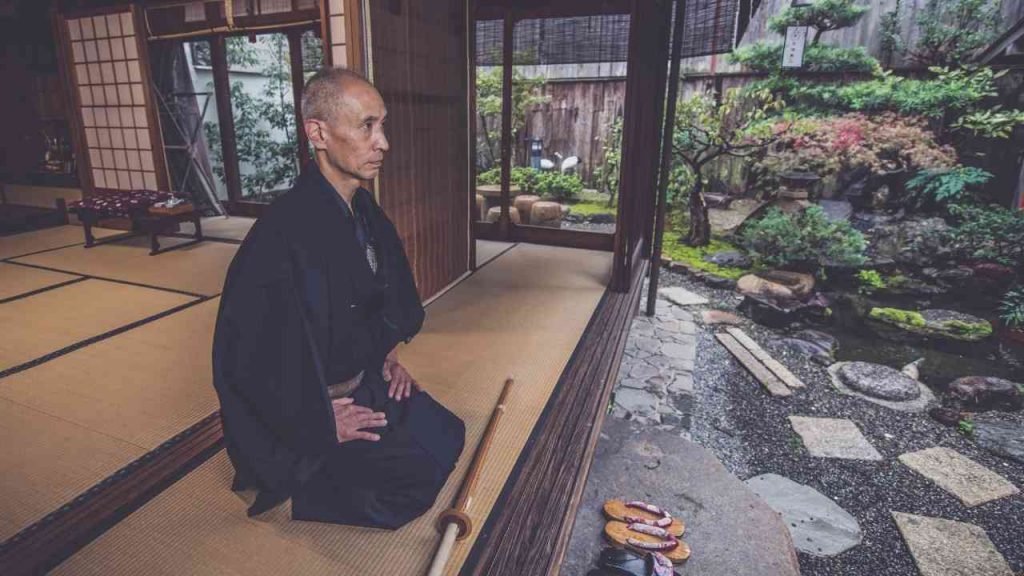 Mokuso, karate meditation, Saiza