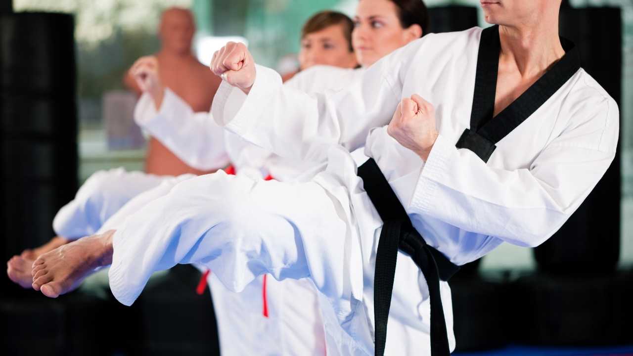 taekwondo training