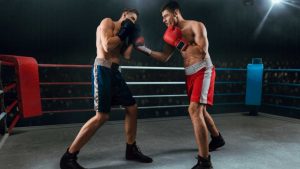 boxing, two boxer fighting in the ring, boxing terms